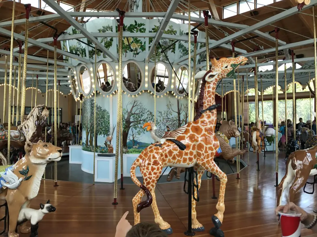 Giraffe on the Albany Carousel