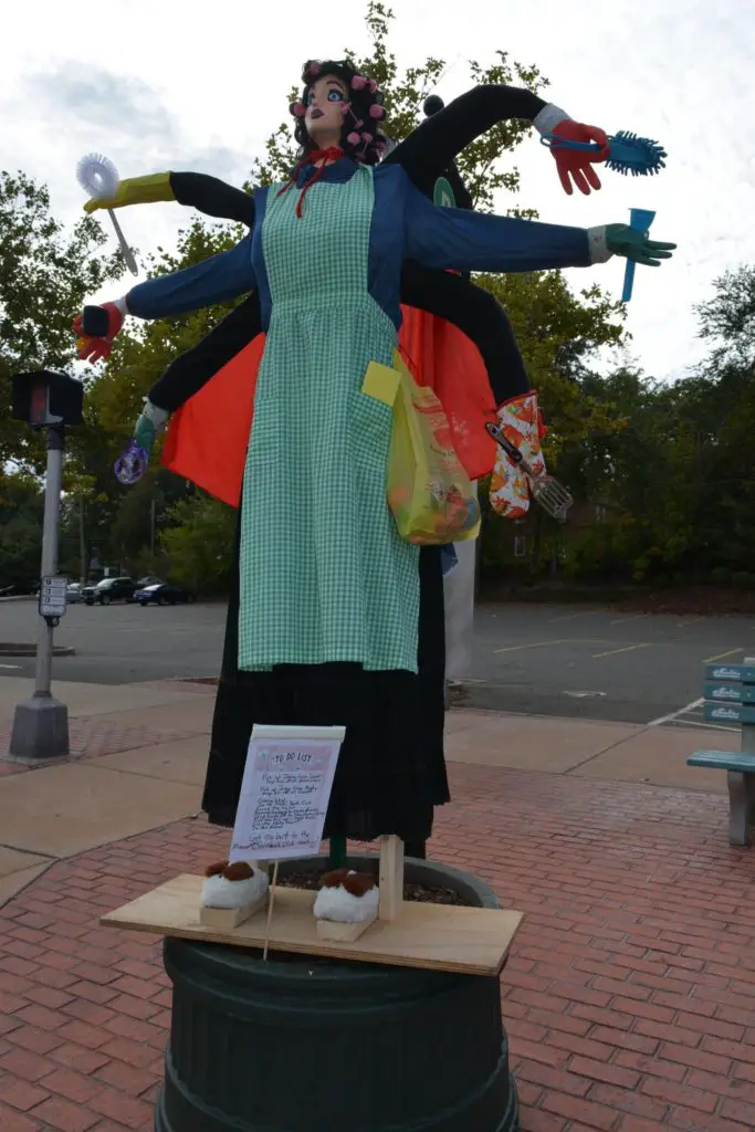 An exhibit in the Manchester Scarecrow festival 2018
