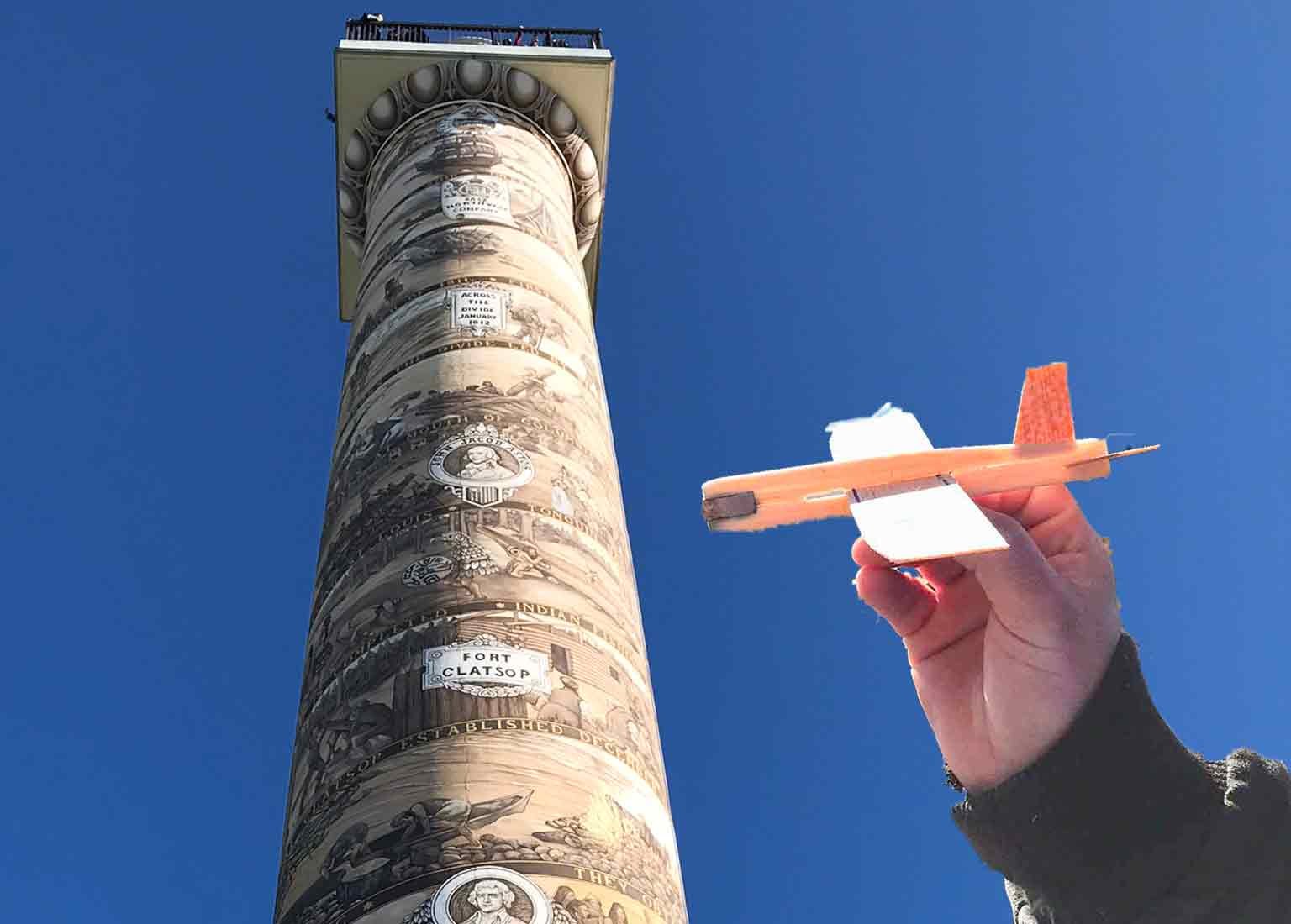 Astoria Column glider wood blog feature