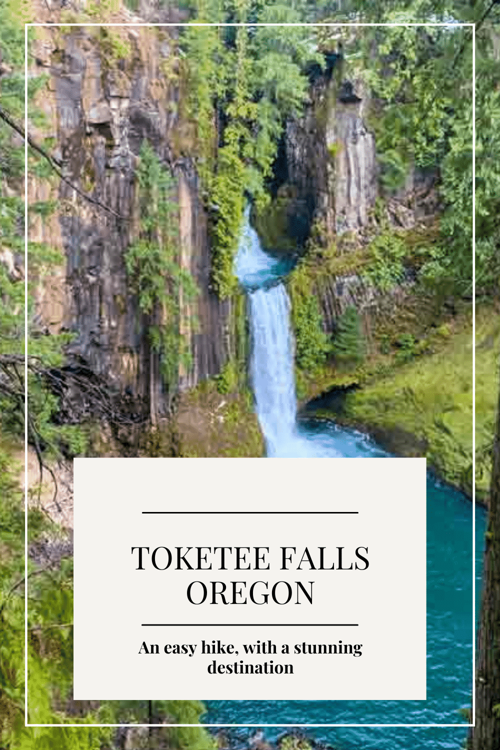 Toketee Falls Oregon