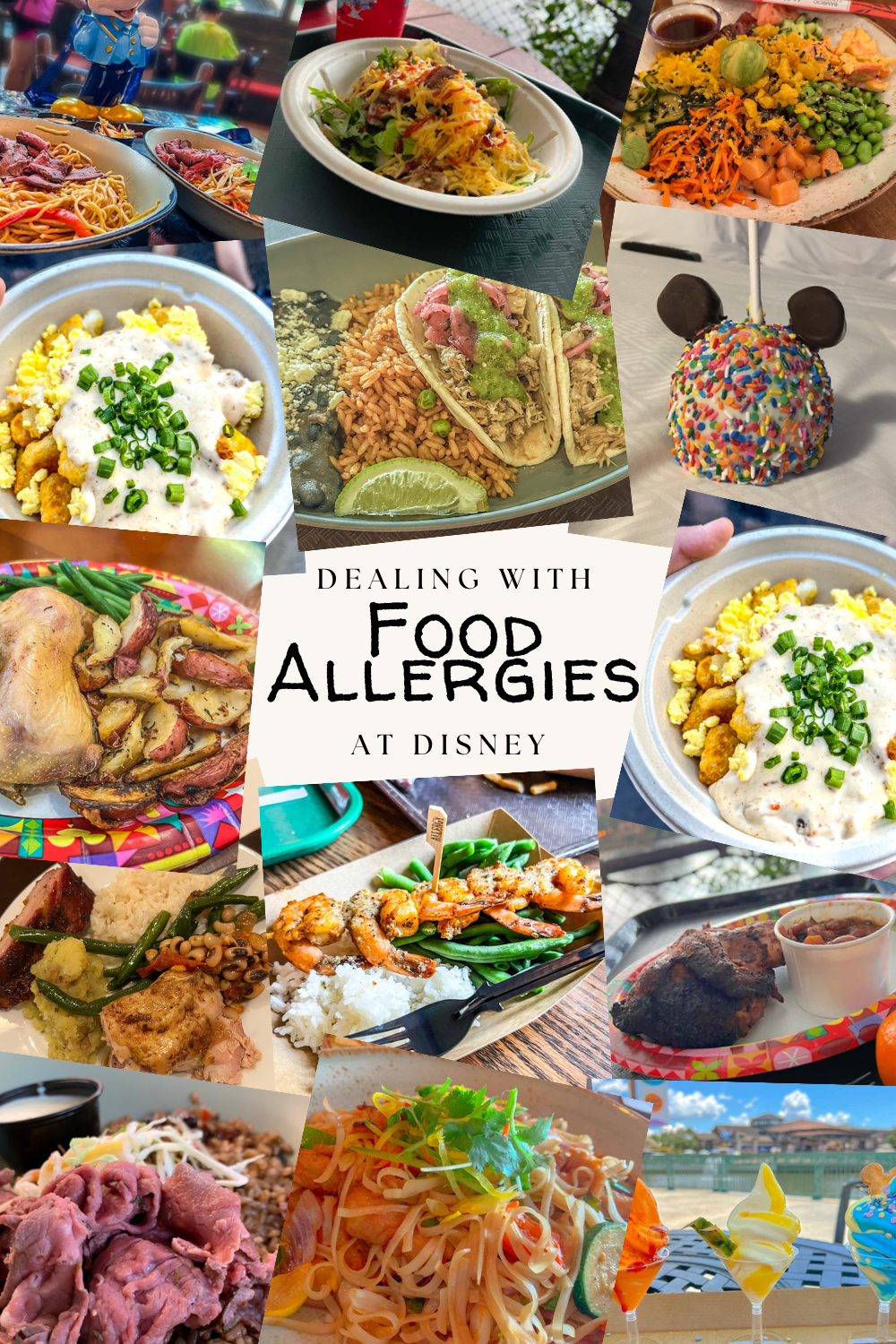 Food allergies at Disney pin