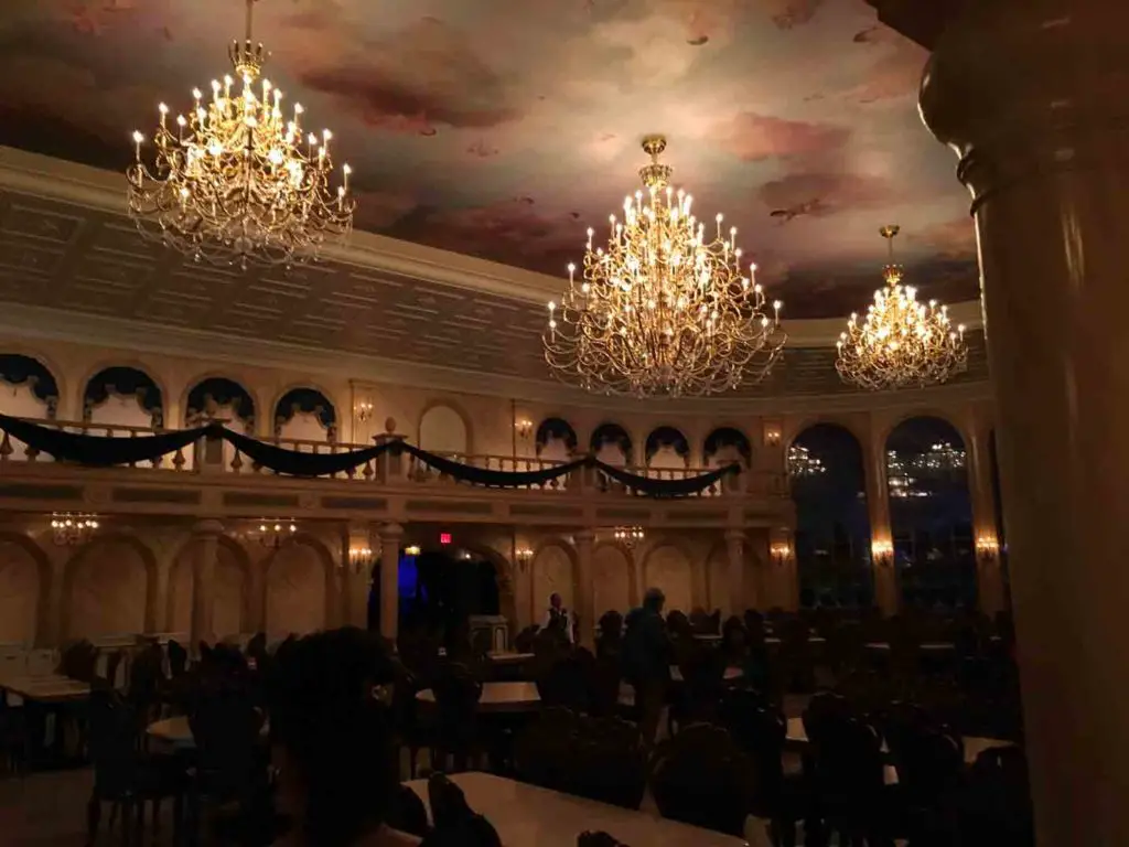 interior of Be Our Guest