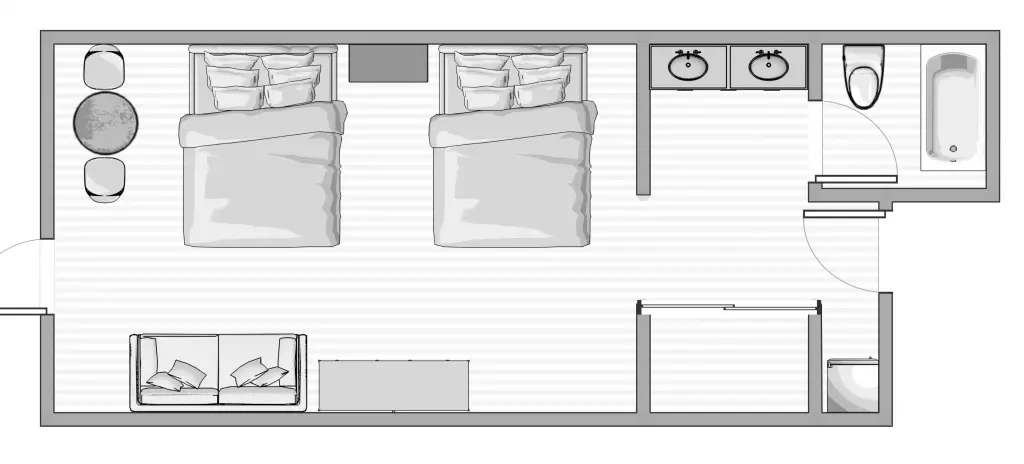 Boardwalk Inn floor plan