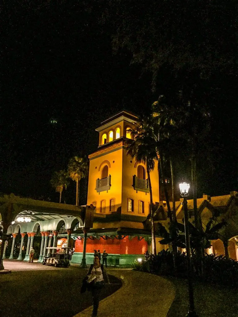 Architecture of the Disney World resort hotel Coronado Springs