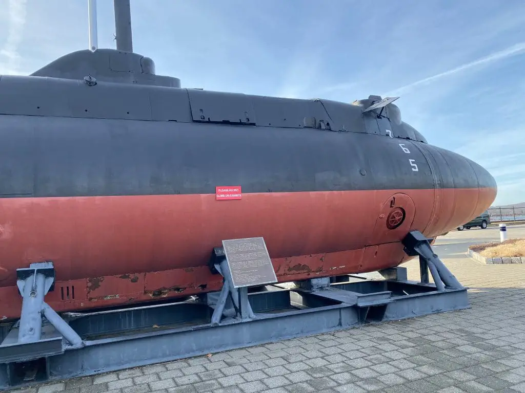 mini sub in the Submarine Force Museum
