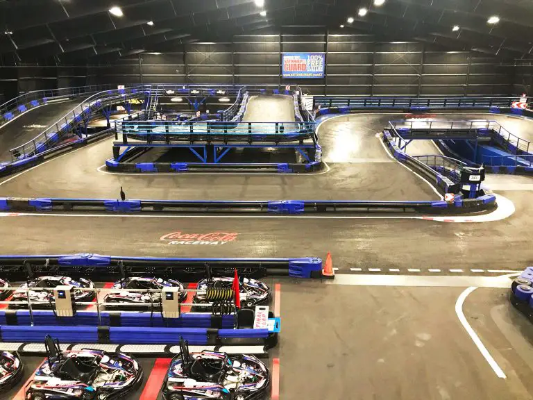 The world's largest indoor go kart track at Supercharged