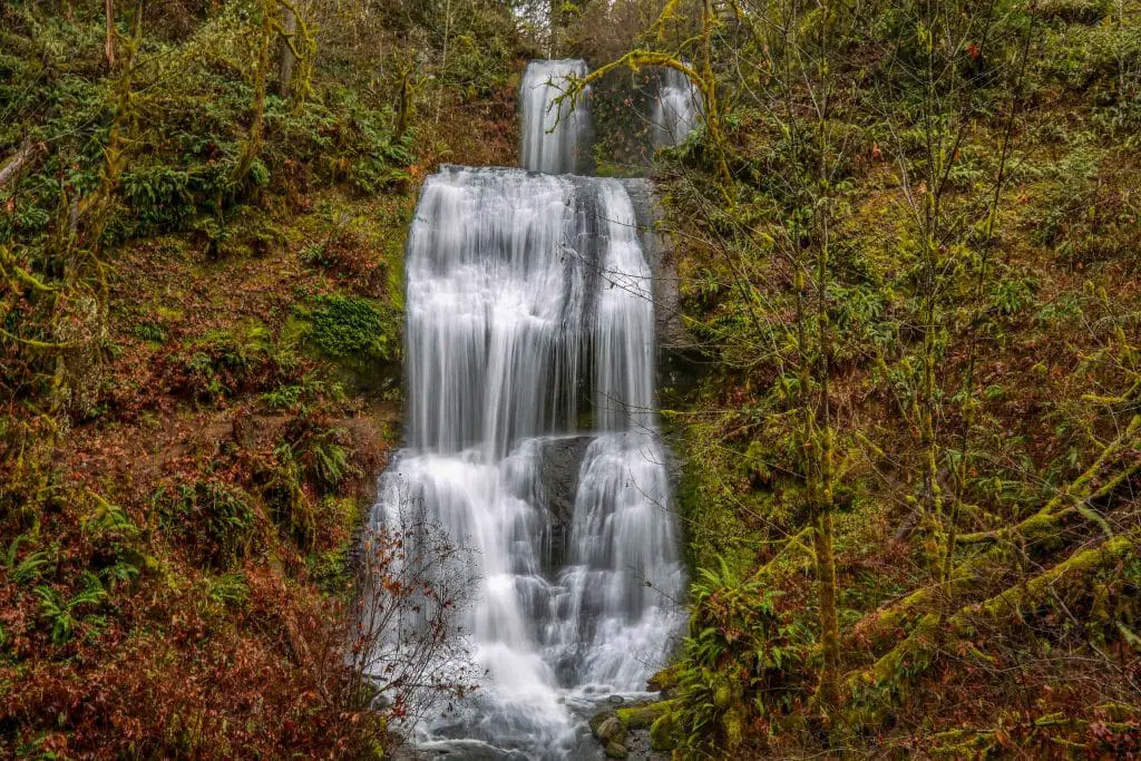 one of the best Oregon hiking trails is McDowell Creek Falls 