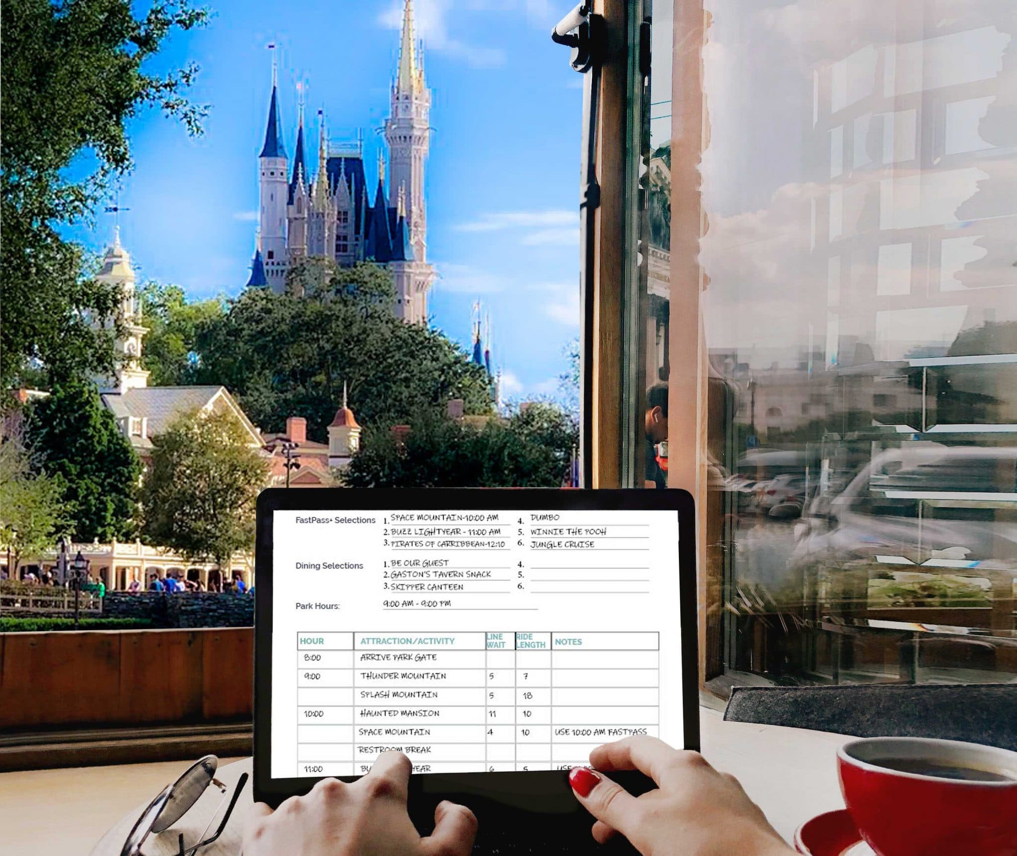 Disney World itinerary feature image scaled