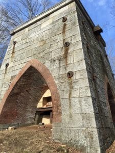 Blasting oven, a site on Connecticut's Roxbury Mine trail