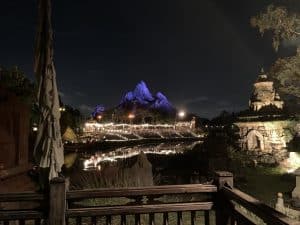 Expedition Everest Ride at night