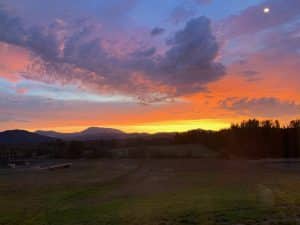 Oregon fall brings amazing sunsets