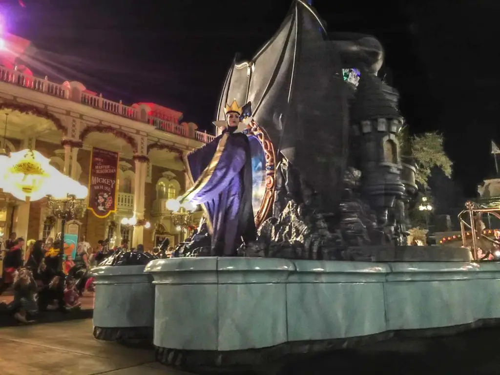 Disney villains come out to play at Mickey's Not So Scary Halloween party, a great experience for your first trip to Disney World