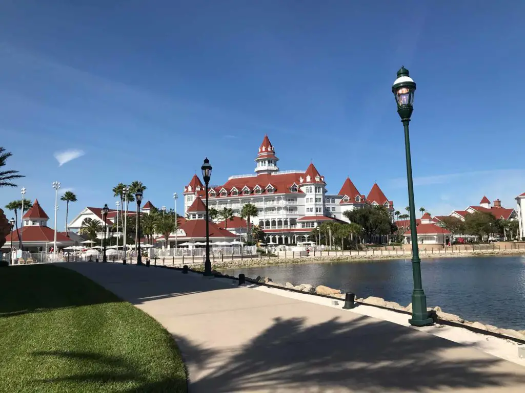 Exterior of Walt Disney world Grand Floridian