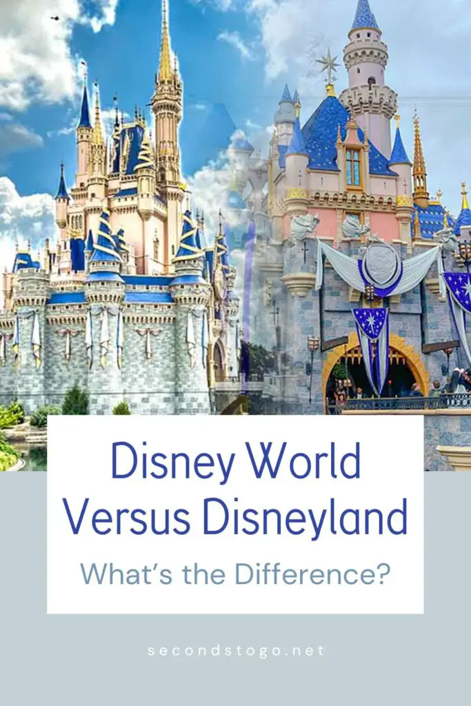 disney world vs disneyland pin