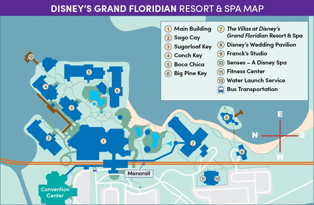grand floridian resort map ESNW