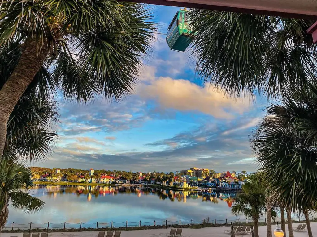 Walt Disney World Caribbean Beach Resort Review of the skyliner
