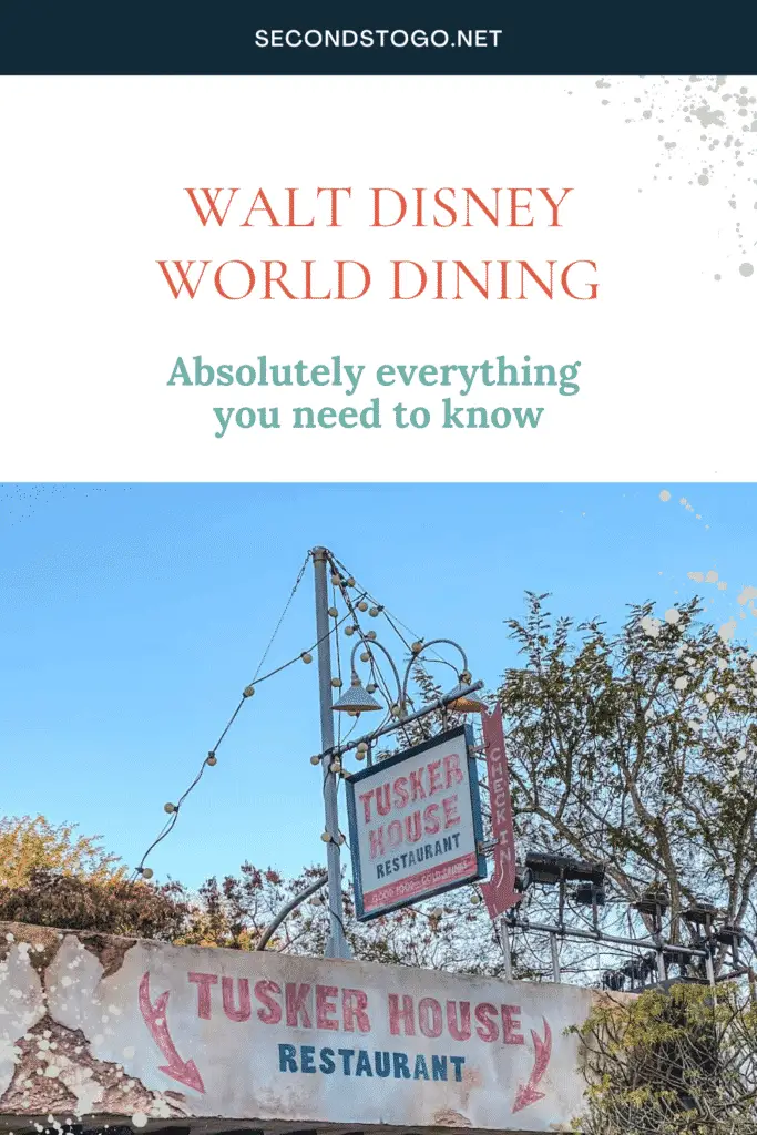 Disney World dining guide pin