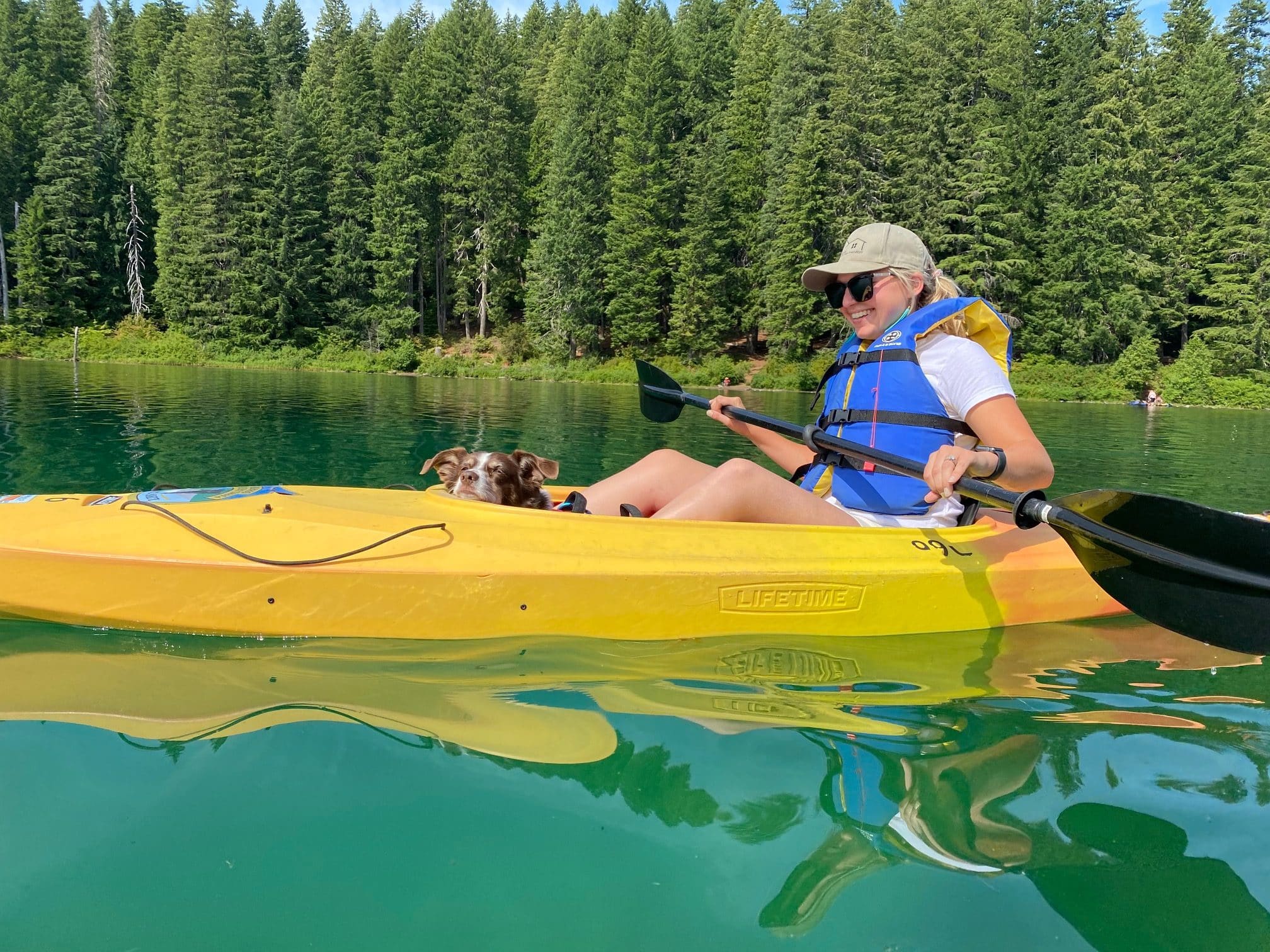 What Lies Beneath Clear Lake in Oregon: Kayaking the Great Blue