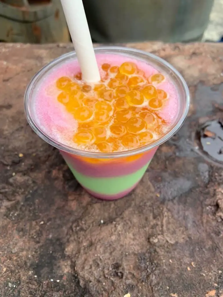 Boba drink from one of the best Animal Kingdom restaurants