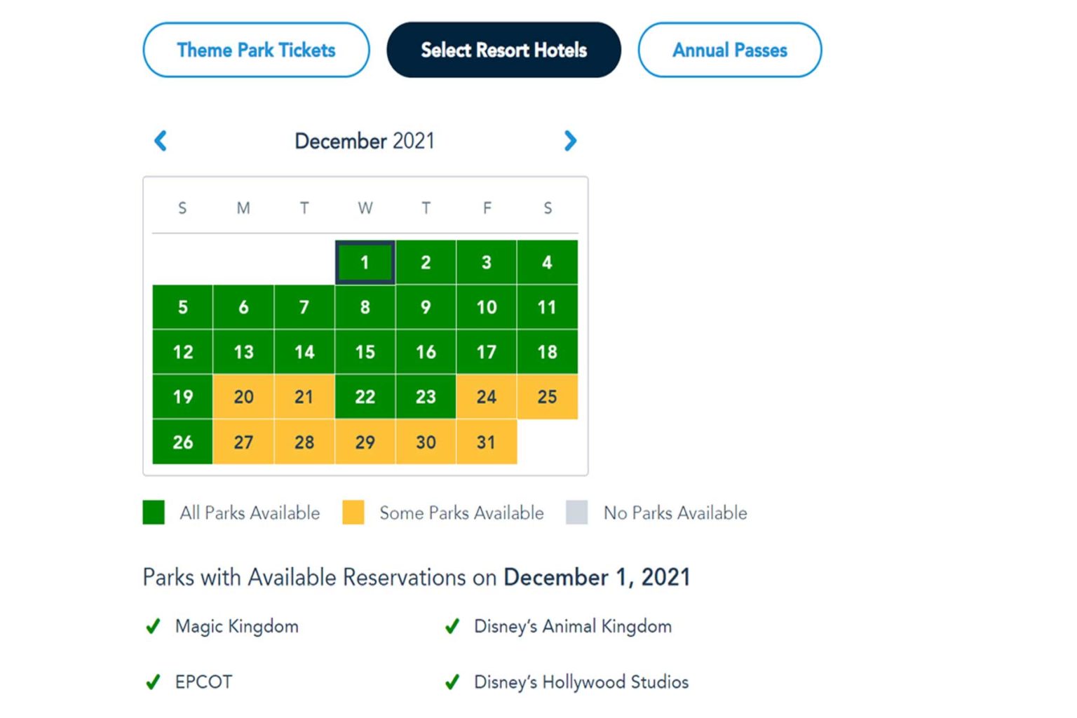 Guide to Using the Disney World Park Reservation System Seconds to Go