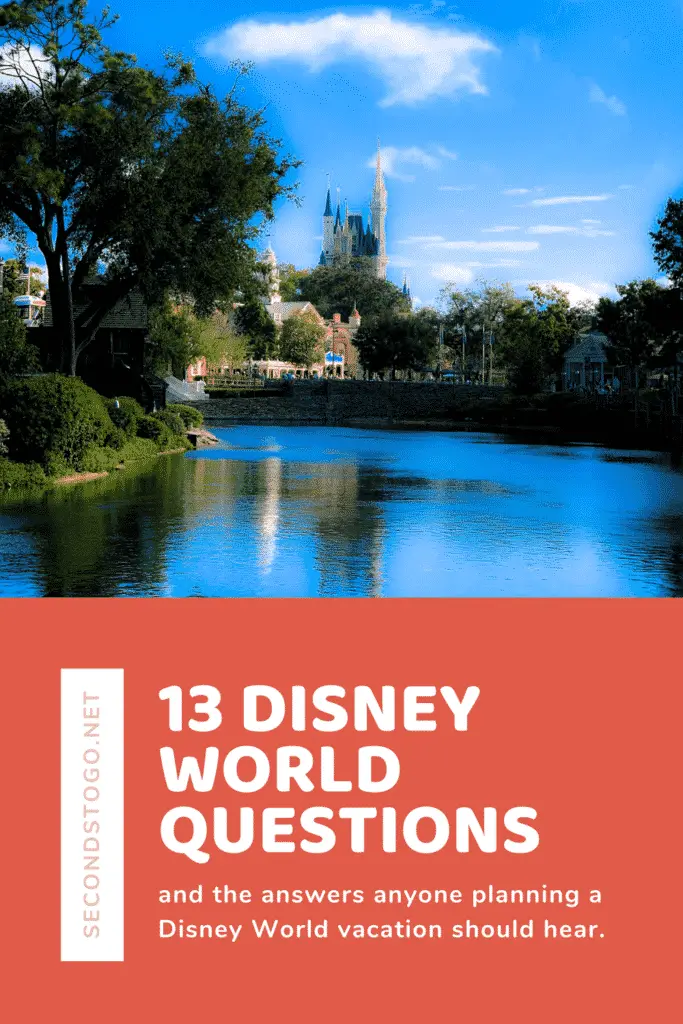 13 Disney World Questions pin