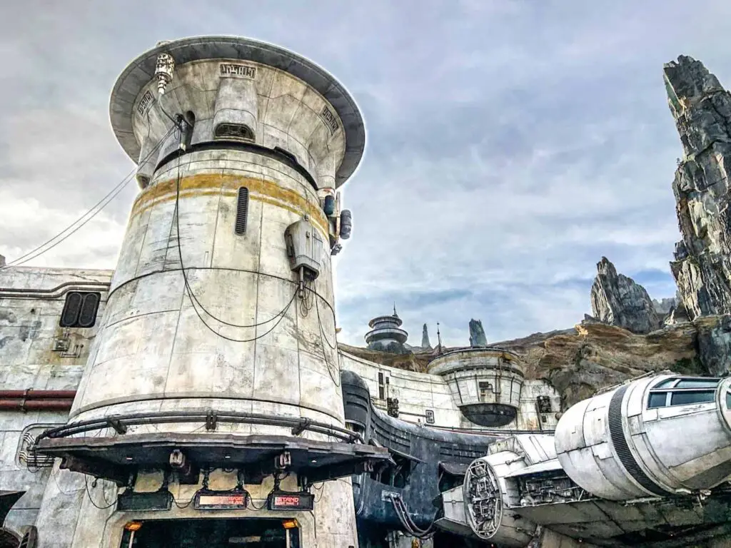 close up of Millennium Falcon at Disney Hollywood Studios.