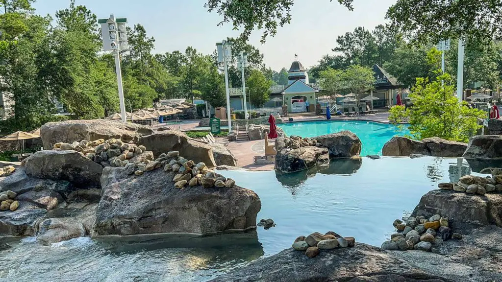 High Rock Swimming Pool at Walt Disney World Saratoga Springs resort