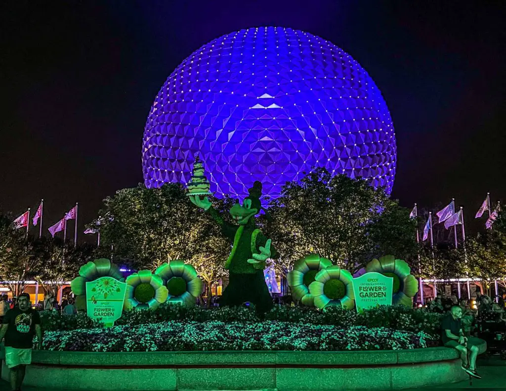 Beacons of LIght at Disney World's 50th anniversary celebration attrack revenge travelers the world over.