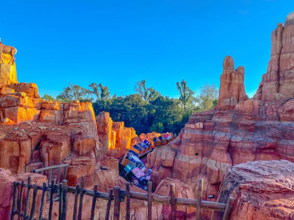 Big Thunder Mountain railroad free to book with a travel agent