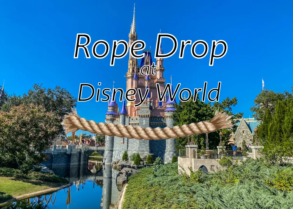 Rope Drop at Disney World Featured