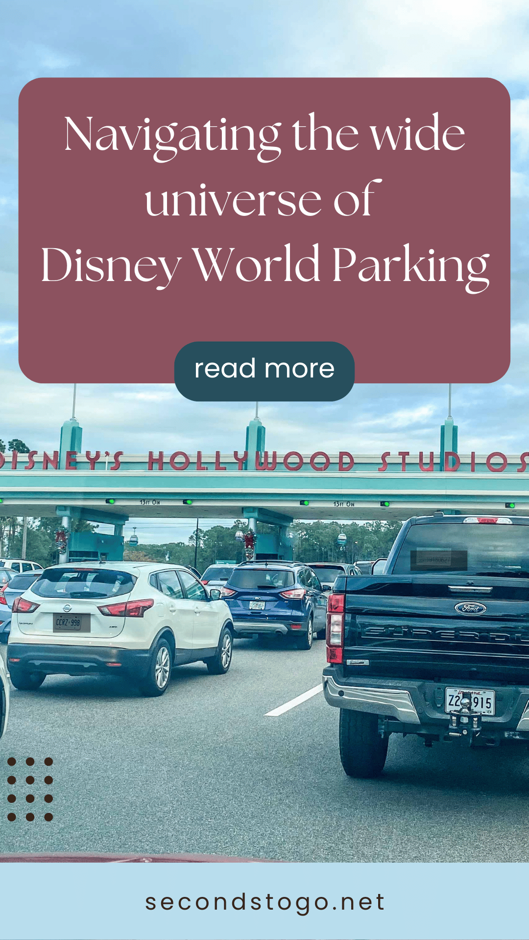 Disney world parking pin 1