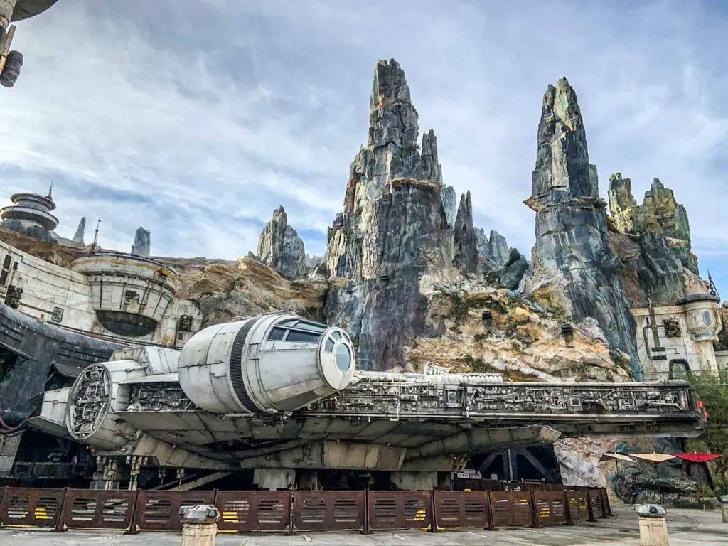 The Millennium Falcon as featured at Disney's Hollywood Studios, one of the best Parks at Disney World for thrill rides.