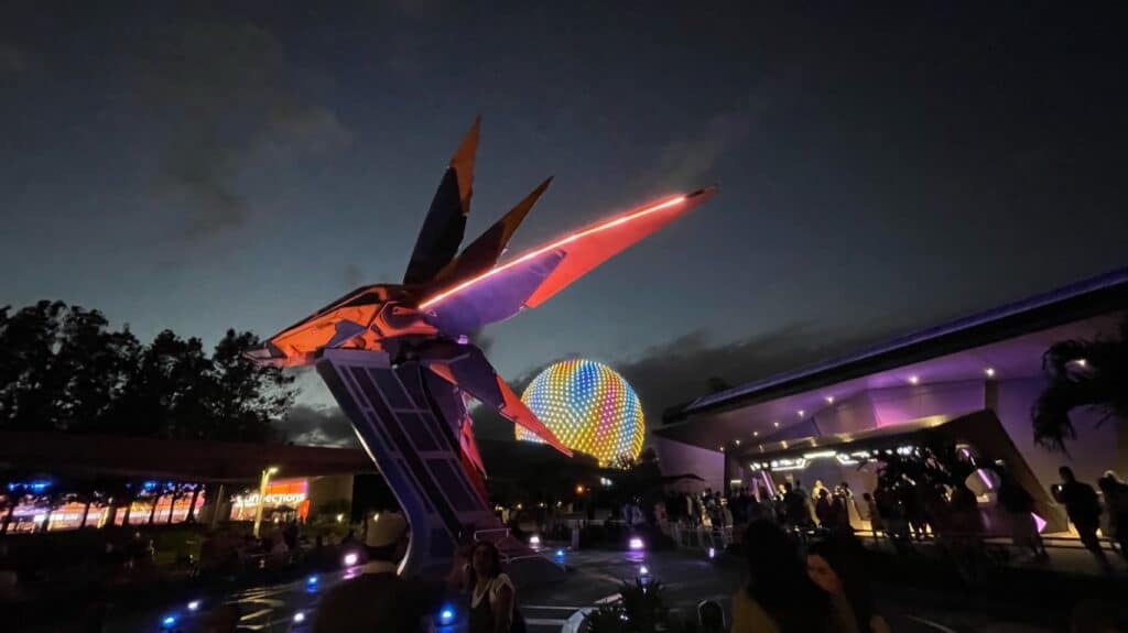 Guardians of the Galaxy ride at EPCOT Theme Park