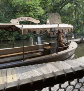 A Boat on the Disney World Jungle Cruise ride