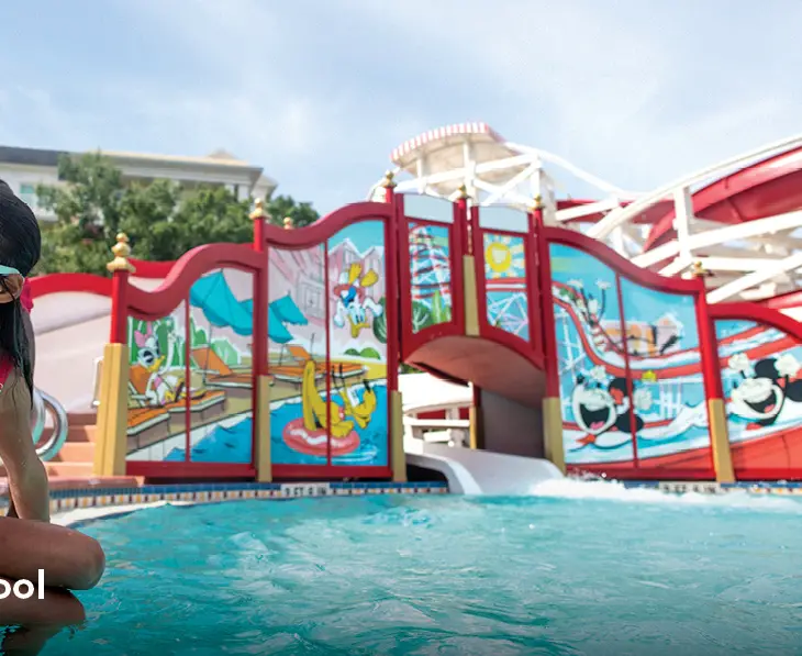 Luna Park Pool at Disney Boardwalk Inn review.