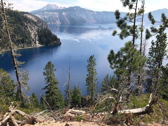 Crater Lake from cleetwood trail rotated