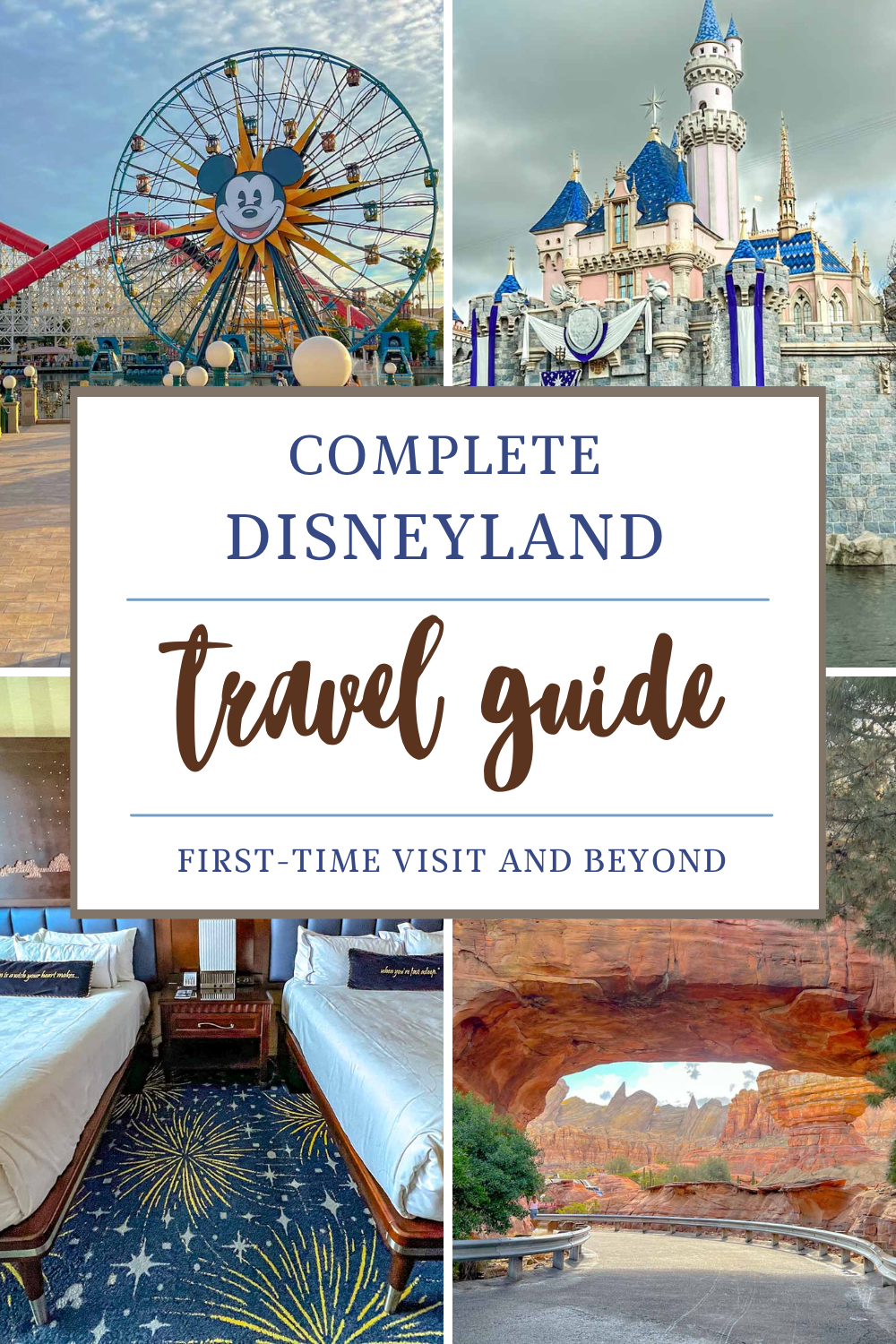 Disneyland travel guide pin