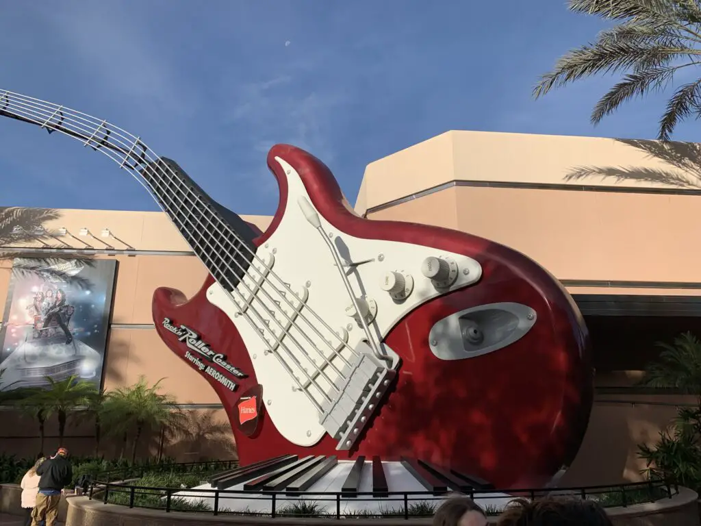 Entrance to Rock 'n' Rollercoaster at Disney's Hollywood Studios Florida 