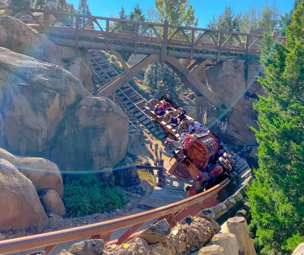 7 Dwarfs Mine Train ride at Disney World Magic Kingdom in a day
