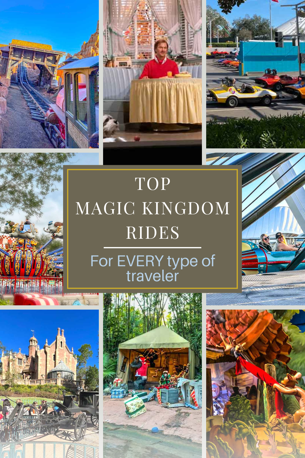 top magic kingdom rides pin