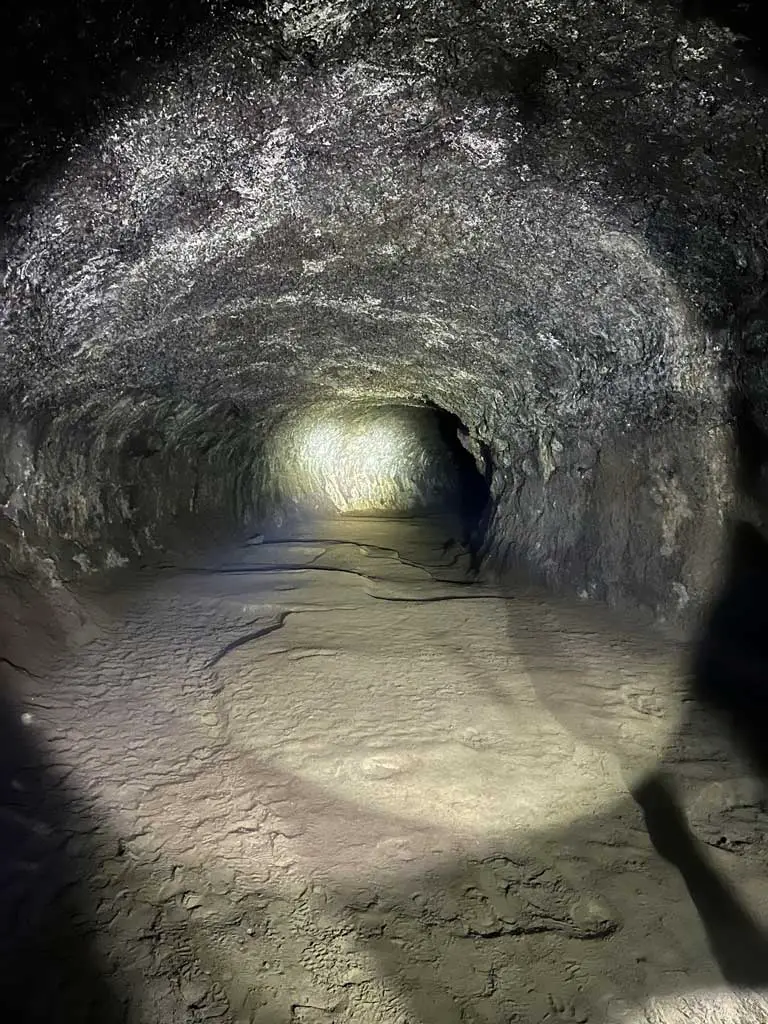 Lava Tube inside of the Newberry National Volcanic Monument