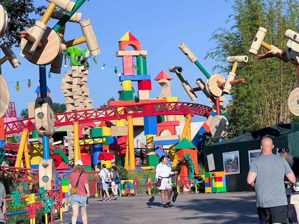 Disney Hollywood Studios Toy Story Land Florida walkway