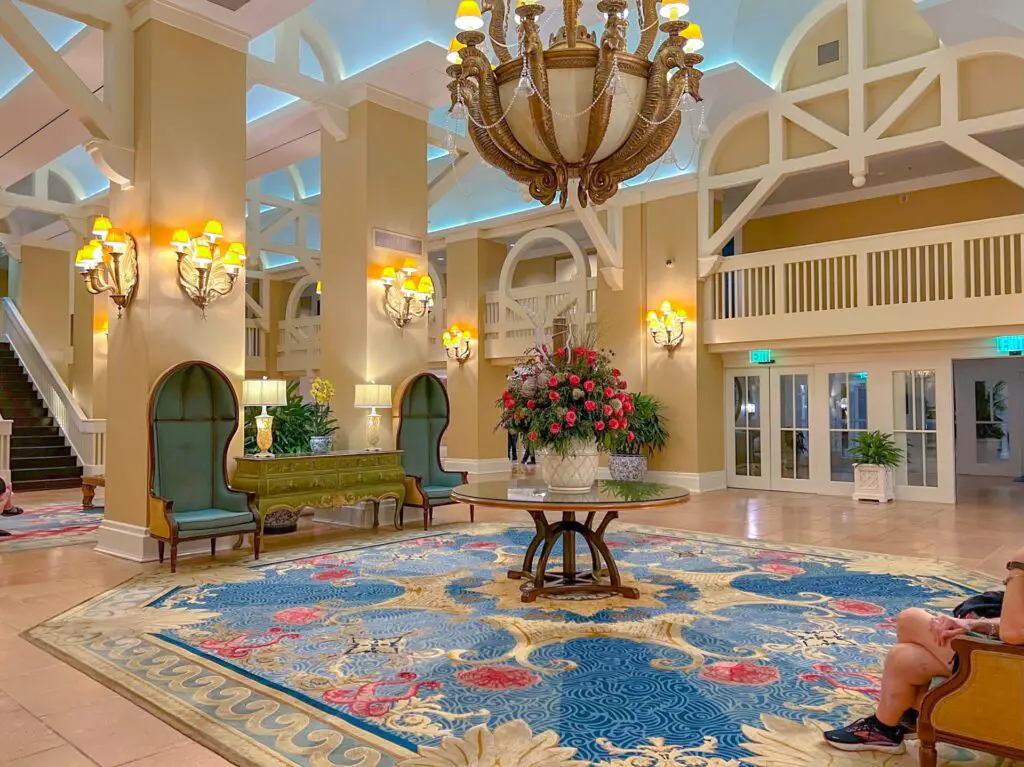Lobby at the Beach Club, a Disney resort