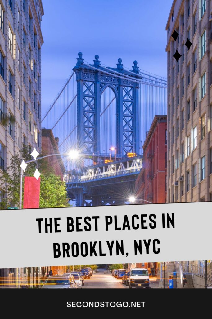 the best places in brooklyn NYC pin