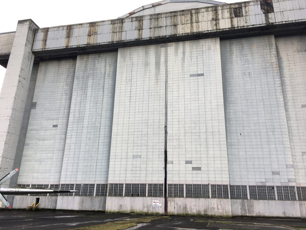 exterior of the tillamook air museum