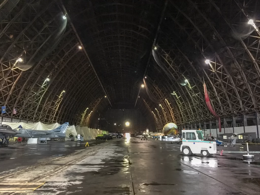 interior of the tillamook air museum