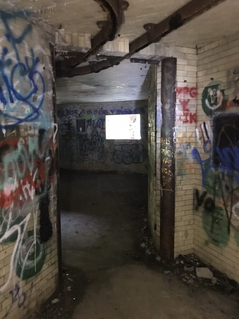 Tunnel interior, Fort Wetherill