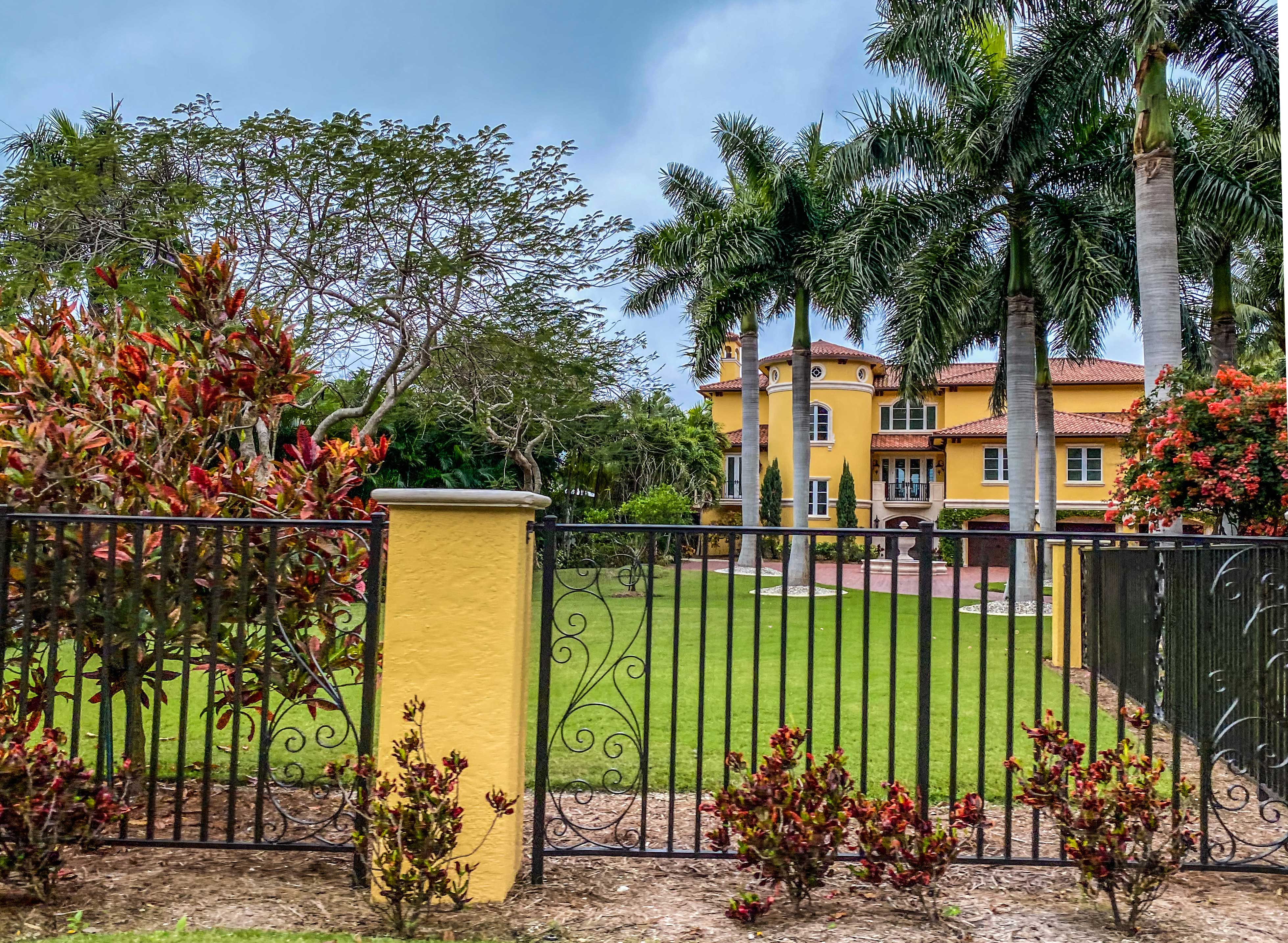 Yellow mansion on Captiva Island.