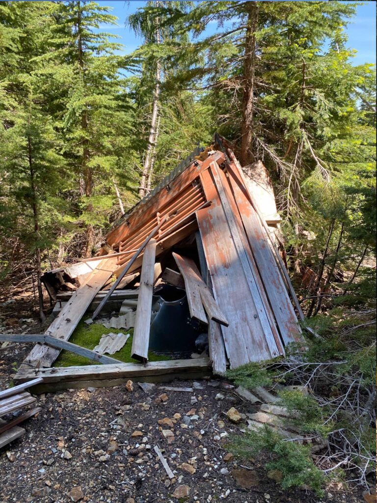 bohemia mine collapsed mine building