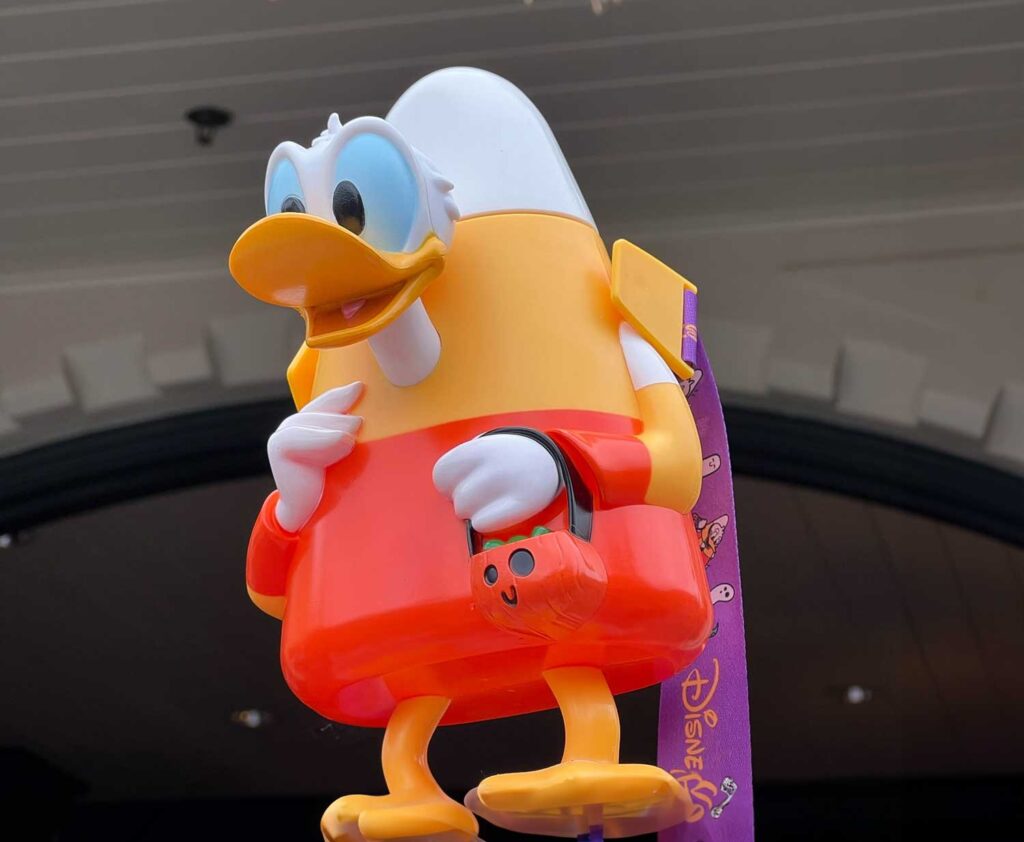 Donald sipper popcorn bucket